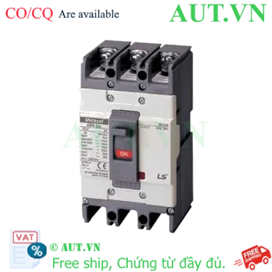 Ảnh của Aptomat khối (MCCB) LS ABS33c 30A 3P 25kA