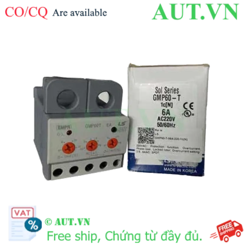 Ảnh của Rơ le bảo vệ quá dòng LS GMP60-T 1c(N) 06A 220V 