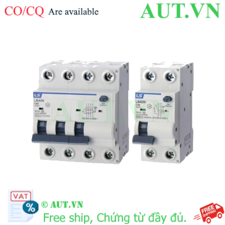 Ảnh của Áp tô mát chống giật dòng ngắn mạch 6kA LS LB40NN 1P+N C16 30mA A-TYPE 