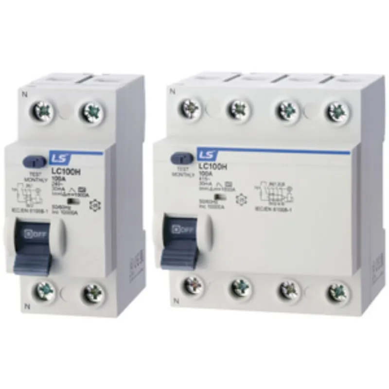 Ảnh của Aptomat chống giật dòng ngắn mạch 10kA LS LC100H 1P+N 40A 30mA AC-TYPE 