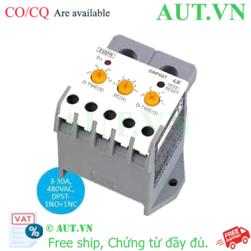Ảnh của Rơ le bảo vệ quá dòng LS GMP60-T 1a1b 30A-480V 