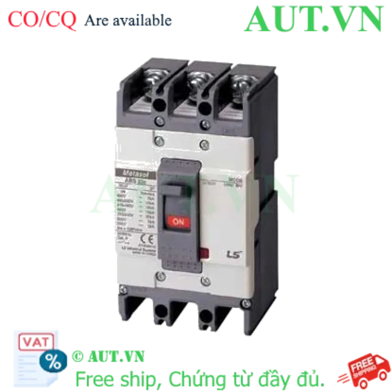 Ảnh của Aptomat (MCCB) ABS33c 10A LS - 3P - 10A - 25kA