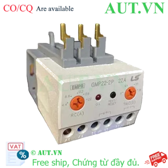 Ảnh của Rơ le bảo vệ quá dòng LS GMP22-2P (4.4-22A): Chống Mất Pha, Kẹt Động Cơ, Độ Chính Xác Cao - AUT VN