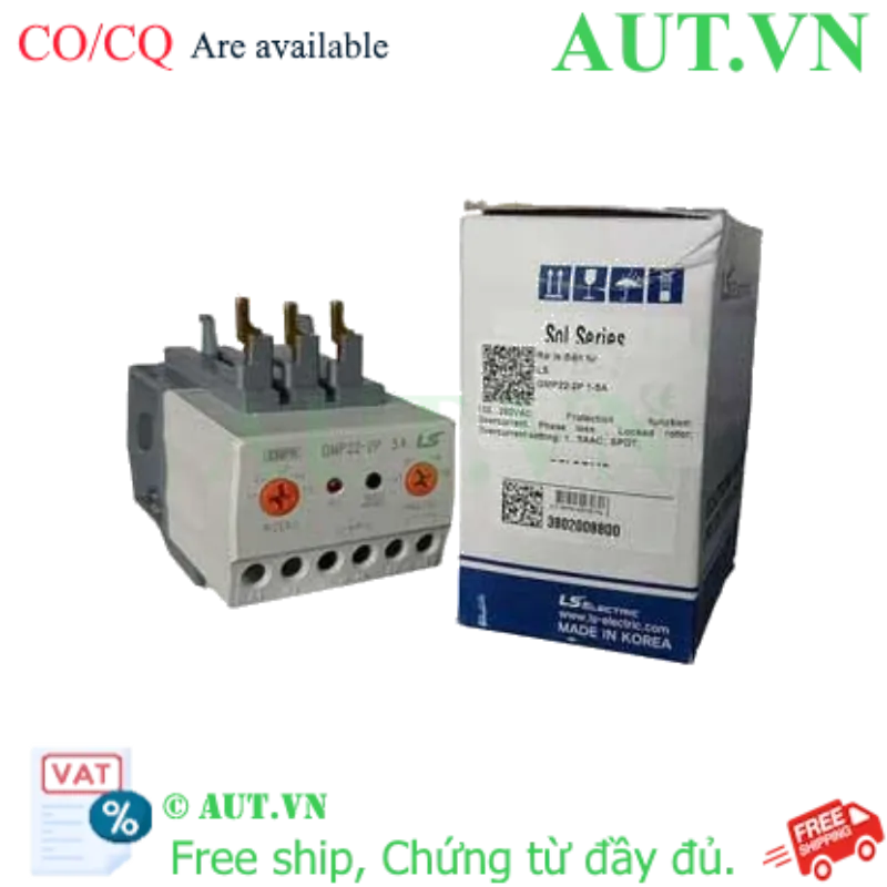 Ảnh của Rơ le điện tử LS GMP22-2P 1-5A - Bảo vệ Quá dòng, Mất pha & Kẹt động cơ