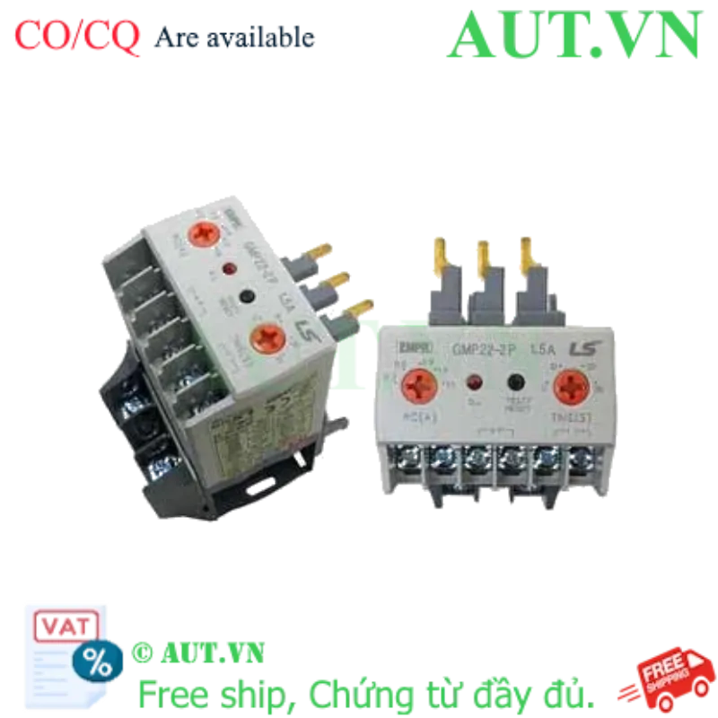 Ảnh của Rơ le bảo vệ quá dòng LS GMP22-2P 0.3-1.5A | Chống Mất Pha, Kẹt Động Cơ | AUT VN