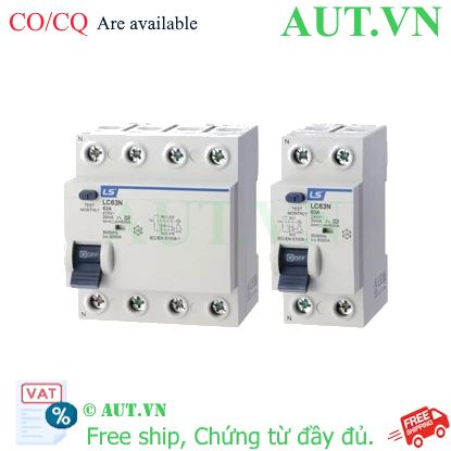 Ảnh của Áp tô mát chống giật dòng ngắn mạch 6kA LS LC63N 3P+N 32A 30mA AC-TYPE 