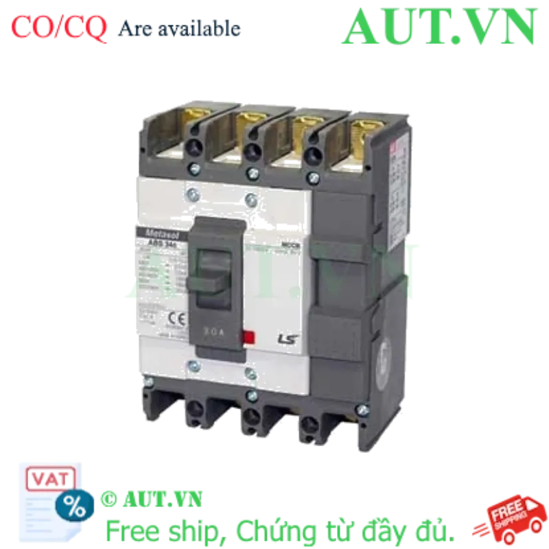 Ảnh của Aptomat khối (MCCB) LS ABS34c 3A 4P 25kA