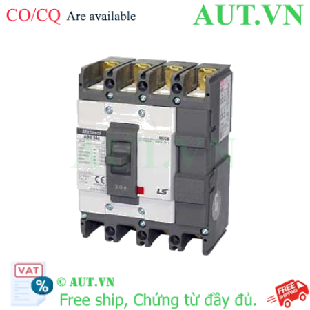Ảnh của Aptomat khối (MCCB) LS ABS34c 5A 4P 25kA