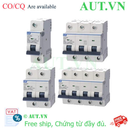 Ảnh của Aptomat cài dòng ngắn mạch 10kA LS LA125H 4P C100A (Ii=8In) 