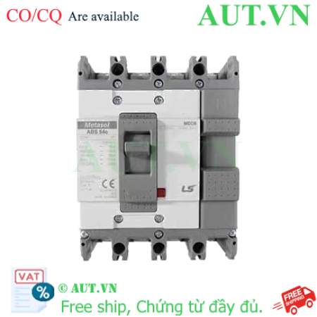 Ảnh của MCCB LS ABS54c 50A - 4P, 50A, 22kA, 500VDC, 690VAC