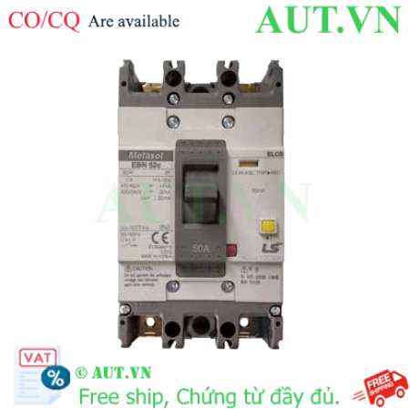 Ảnh của Aptomat chống giật 2 cực LS EBN52c 50A 30mA .
