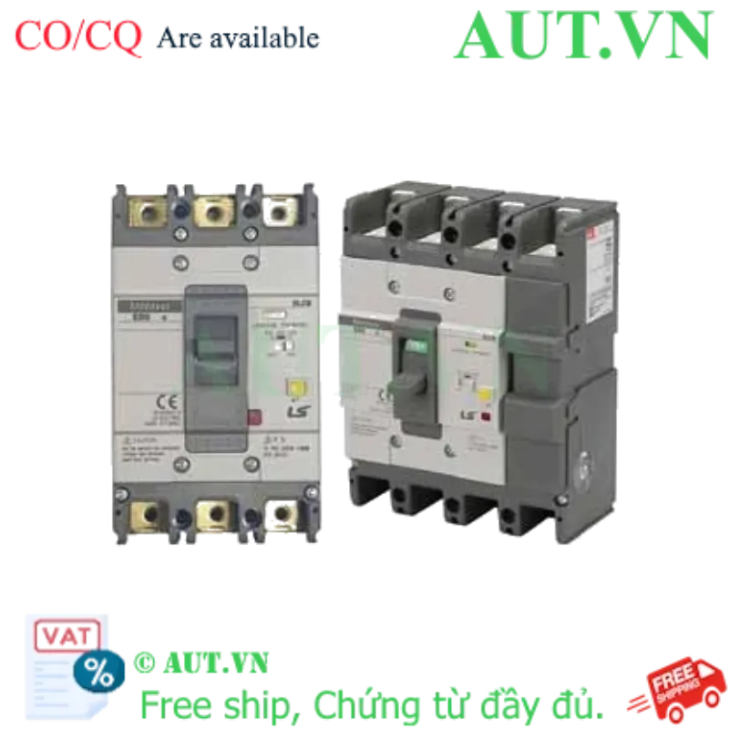 Ảnh của Aptomat khối chống giật 3 pha (ELCB) LS EBS33c-10-100/300/500 .