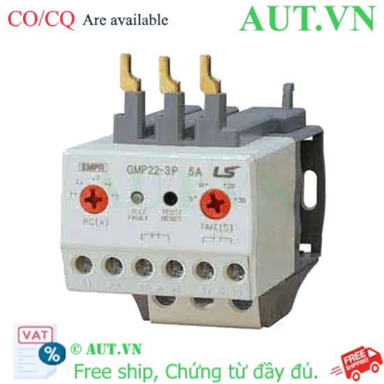 Ảnh của Rơ le bảo vệ quá dòng LS GMP22-3P (1-5A) - Chống Mất Pha, Quá Tải, Kẹt Động Cơ | AUT VN
