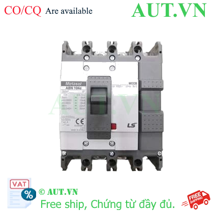 Ảnh của Aptomat khối (MCCB) LS ABN104c 20A 4P 22kA
