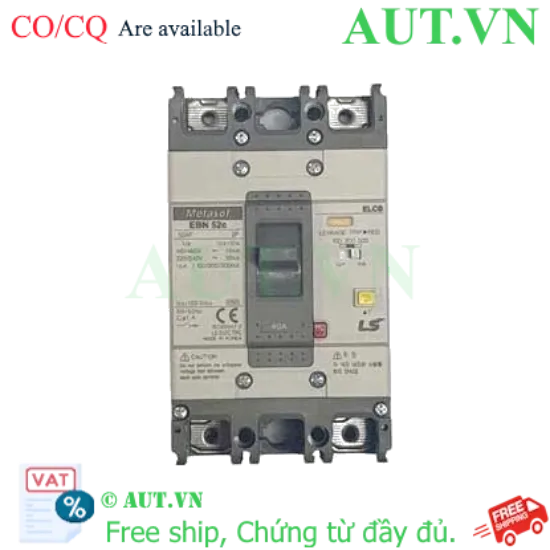 Ảnh của Aptomat chống giật 2 cực LS EBN52c 40A 100/200/500mA .