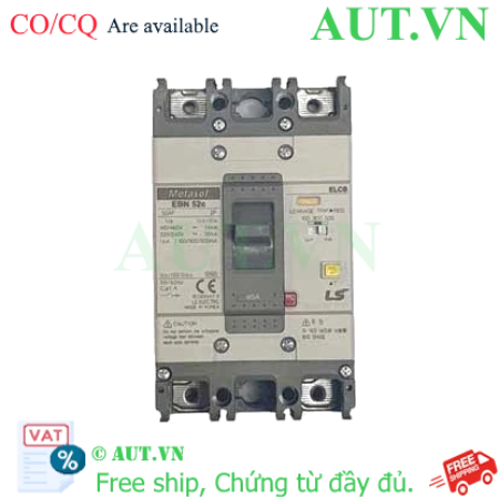 Ảnh của Aptomat chống giật 2 cực LS EBN52c 40A 100/300/500mA .