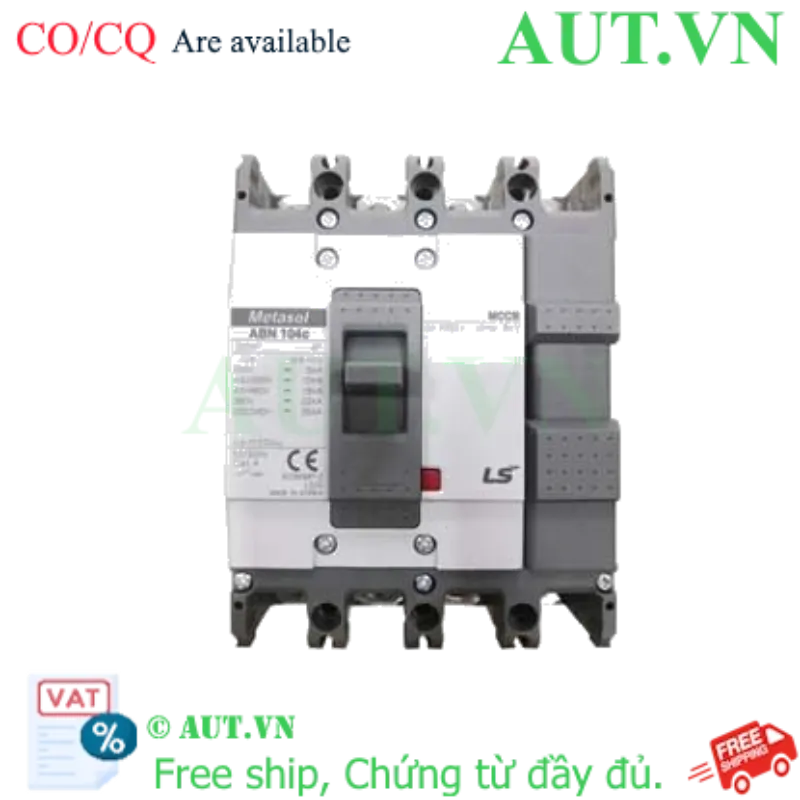 Ảnh của Aptomat khối (MCCB) LS ABN104c 15A 4P 22kA