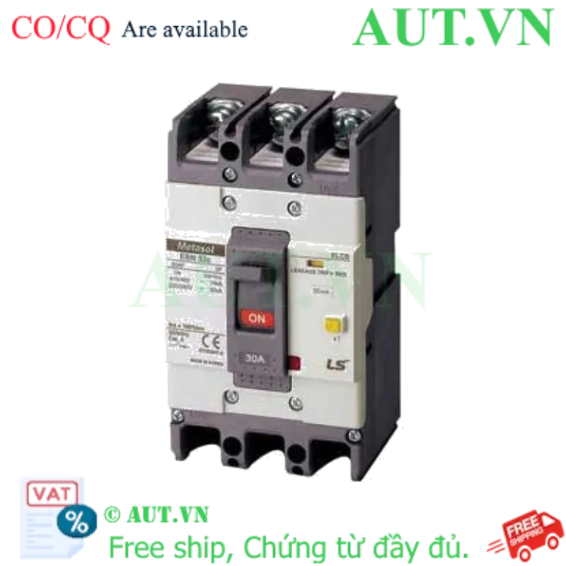 Ảnh của Aptomat chống giật 3 pha LS EBN53c 30A 15mA .
