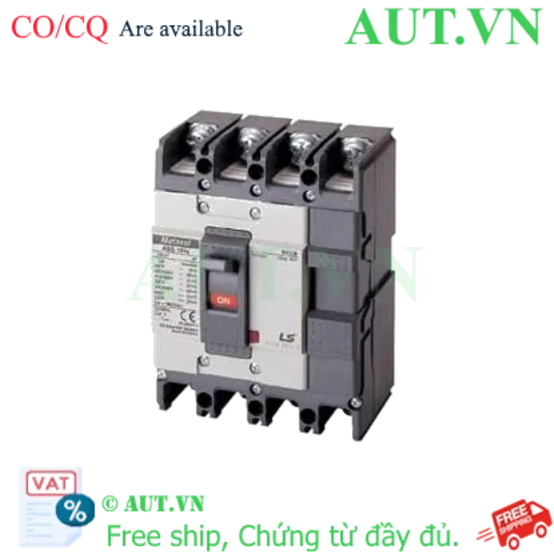Ảnh của Aptomat khối (MCCB) LS ABS104c 40A 4P 42kA