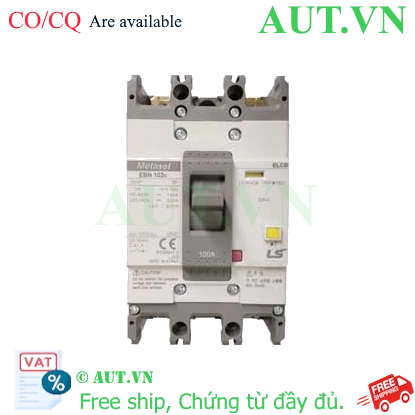Ảnh của Aptomat chống giật 2 cực LS EBN102c 100A 30mA .