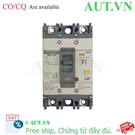 Ảnh của Aptomat chống giật 2 cực LS EBN102c 60A 100/200/500mA .