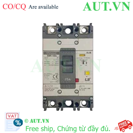 Ảnh của Aptomat chống giật 2 cực LS EBN102c 75A 100/200/500mA .