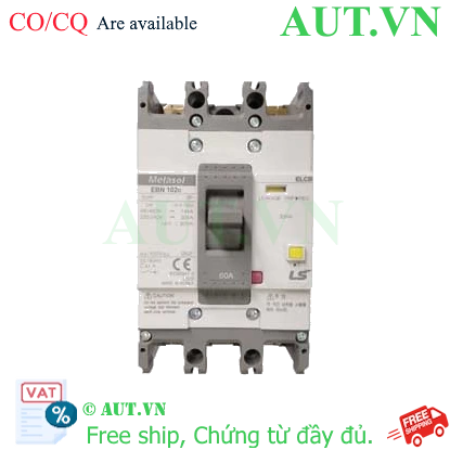 Ảnh của Aptomat chống giật 2 cực LS EBN102c 60A 30mA .