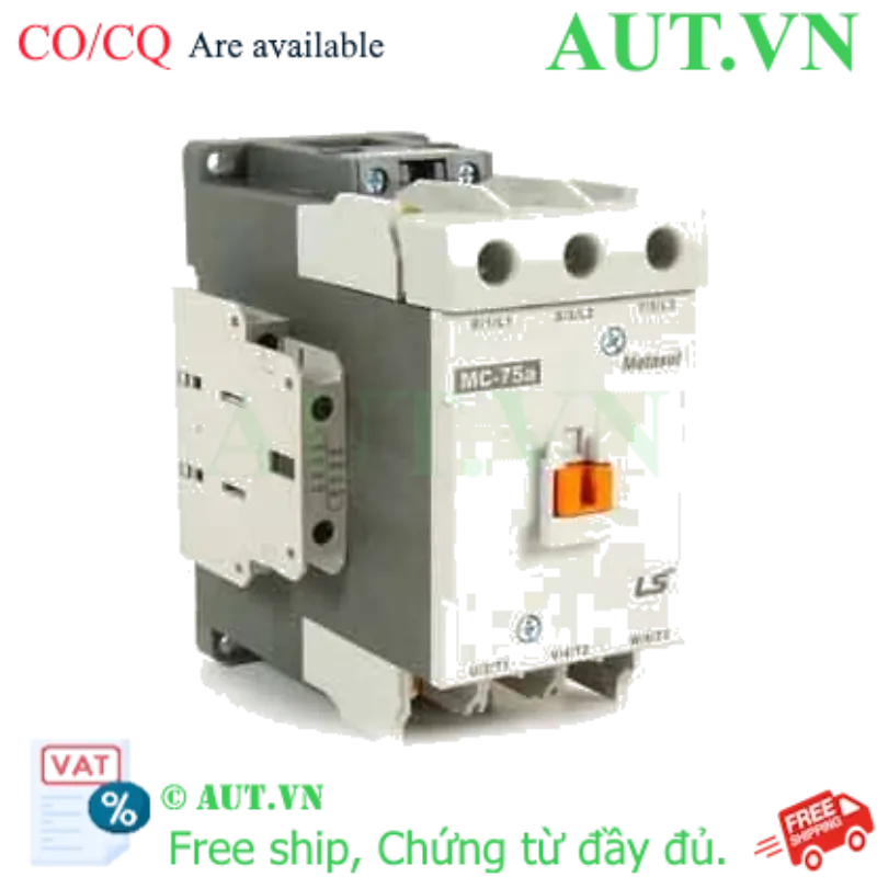 Ảnh của Công tắc tơ 3 pha LS MC-75a 24VAC 75A 37kW 2NO+2NC