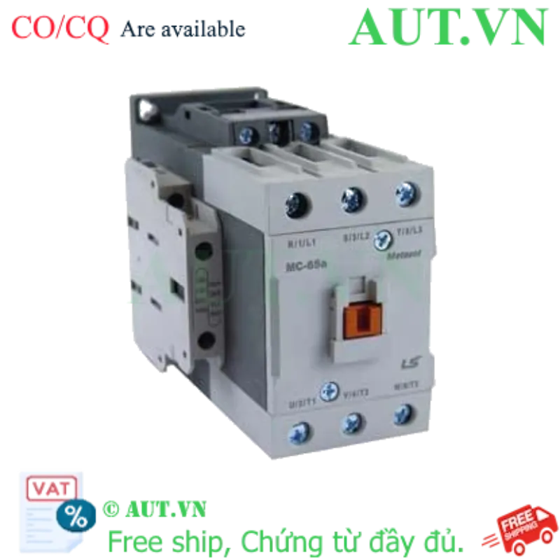 Ảnh của Công tắc tơ 3 pha LS MC-65a 220VDC 65A 30kW 1NO+1NC