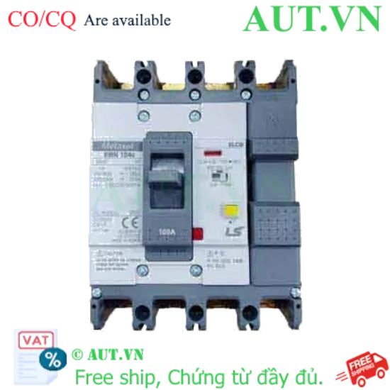 Ảnh của EBN104c 100A 100/200/500mA LS | CB chống giật 4P | Giá tốt
