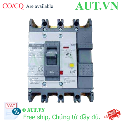 Ảnh của Aptomat chống giật 4 cực LS EBN104c 60A 100/200/500mA .