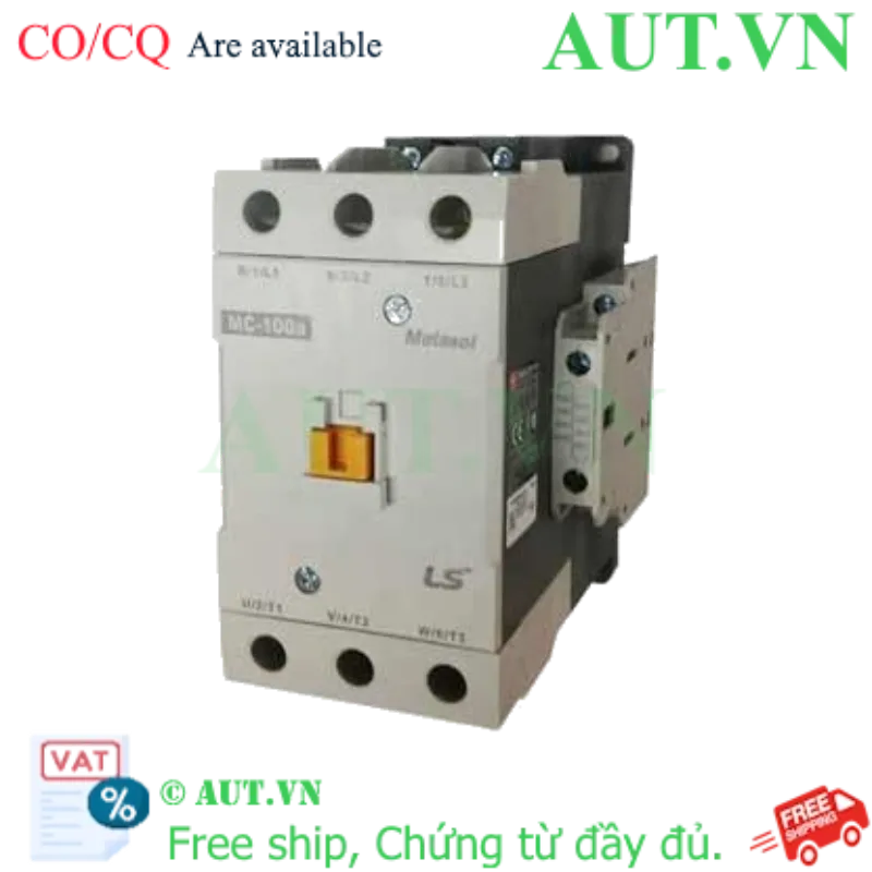Ảnh của Công tắc tơ 3 pha LS MC-100a 36VAC 100A 55kW 2NO+2NC