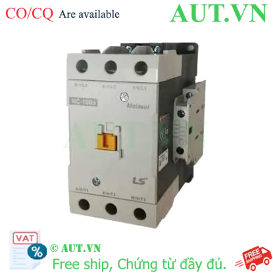 Ảnh của Công tắc tơ 3 pha LS MC-100a 110VDC 100A 55kW 1NO+1NC