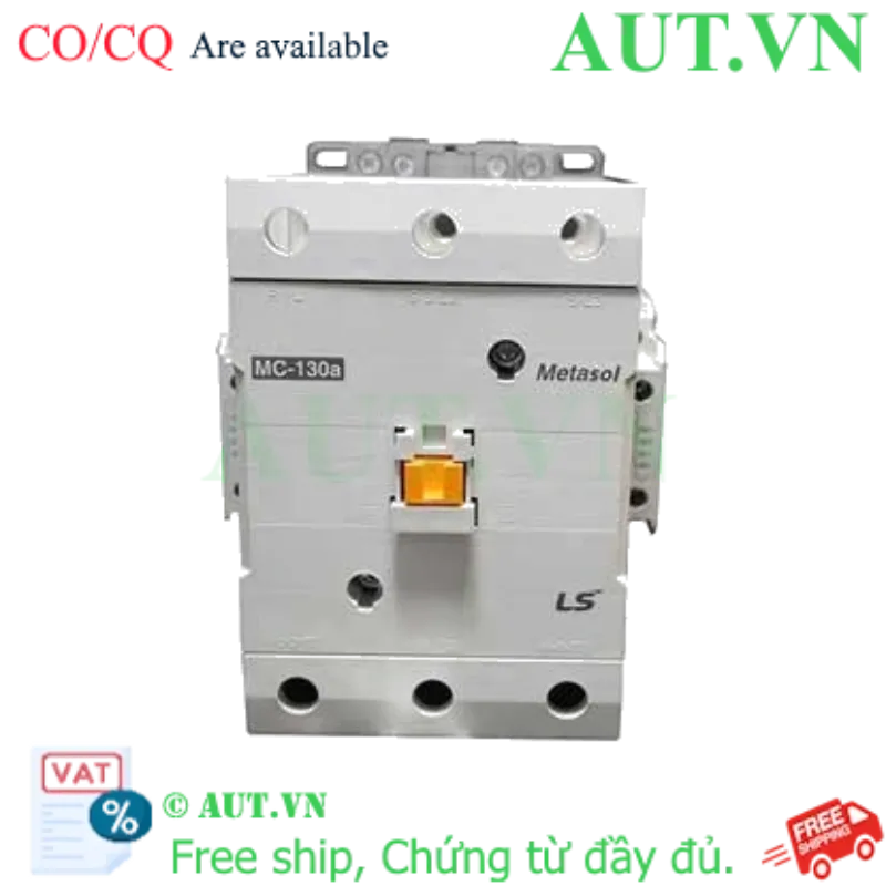 Ảnh của Công tắc tơ 3 pha LS MC-130a 24VAC 130A 60kW 2NO+2NC