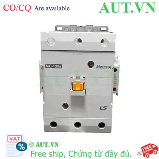Ảnh của Công tắc tơ 3 pha LS MC-130a 36VAC 130A 60kW 2NO+2NC
