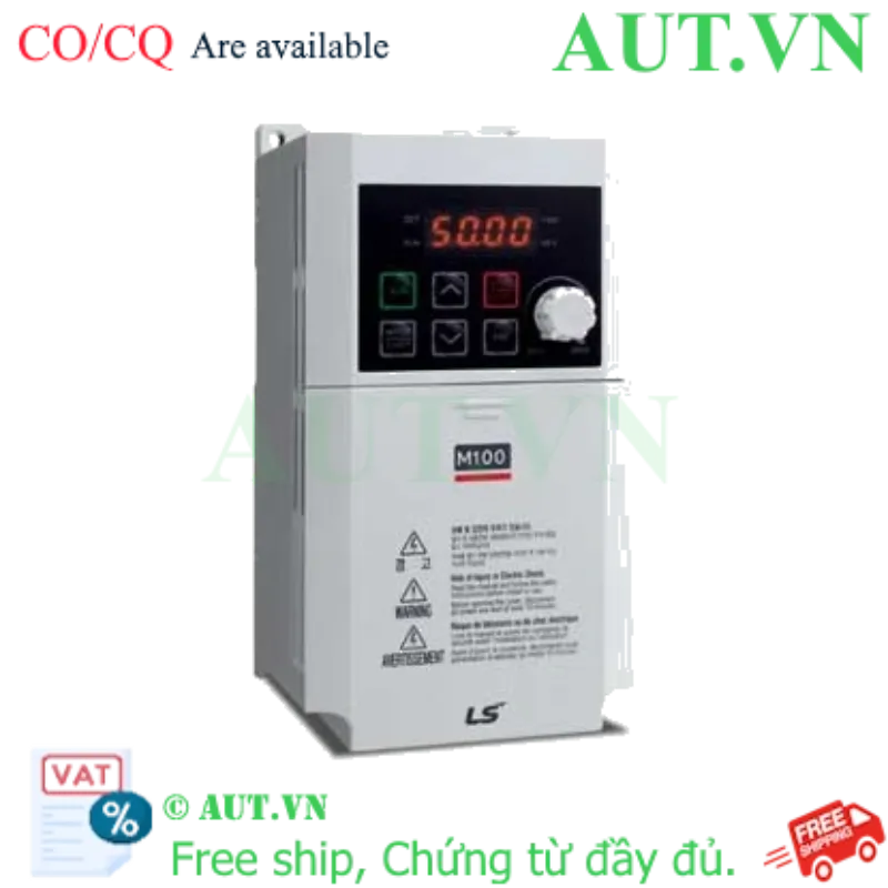 Ảnh của Biến tần LS LSLV0004M100-1EOFNA 0.4 kW 1 Pha 220V 2.4A 400Hz IP20