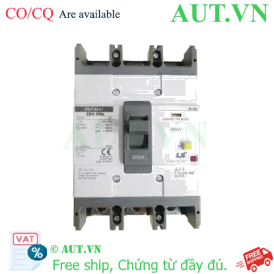 Ảnh của Aptomat chống giật 3 pha LS EBN203c 200A 30mA .