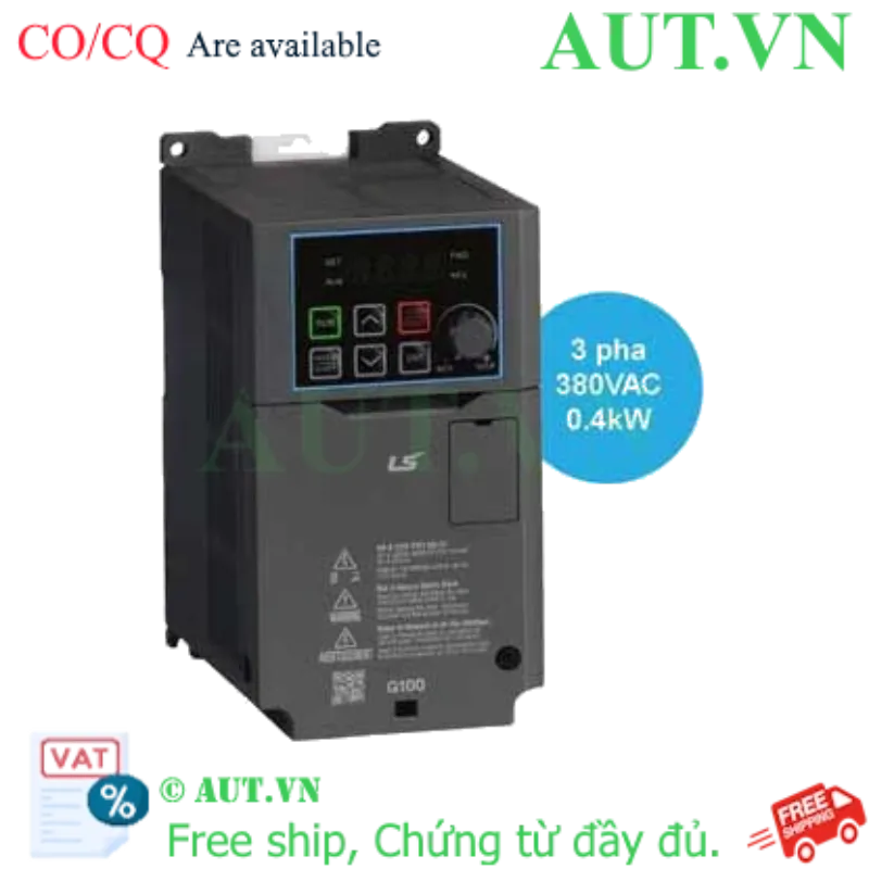 Ảnh của Biến tần LS LSLV0004G100-4EONN 0.4kW 3 Pha 380V | Điều khiển SVC, Modbus RS485 | AUT VN
