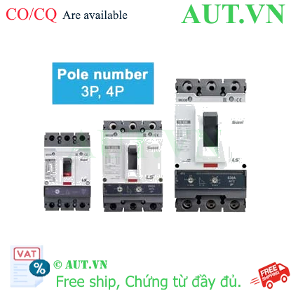 Ảnh của Aptomat 3 pha đảo chiều | TS250N FTU250 3P 250A ls