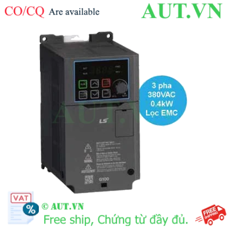 Ảnh của LSLV0004G100-4EOFN Biến tần LS - 3 pha 380...480VAC 0.4kW 1.3A, 2A