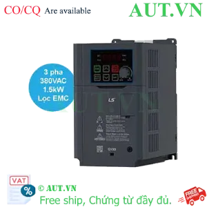 Ảnh của Biến Tần LS LSLV0015G100-4EOFN 1.5kW 3 Pha 380V - G100 Series, Tích Hợp EMC, Điều Khiển SVC - AUT VN