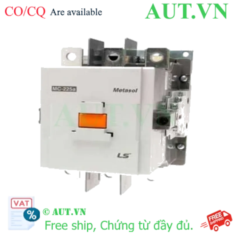 Ảnh của Công tắc tơ 3 pha LS MC-225a 110VAC 225A 132kW 2NO+2NC