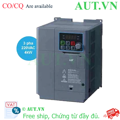 Ảnh của LSLV0040G100-2EONN Biến tần LS 3 Pha 220V 4KW 17A,18A 400Hz IP20