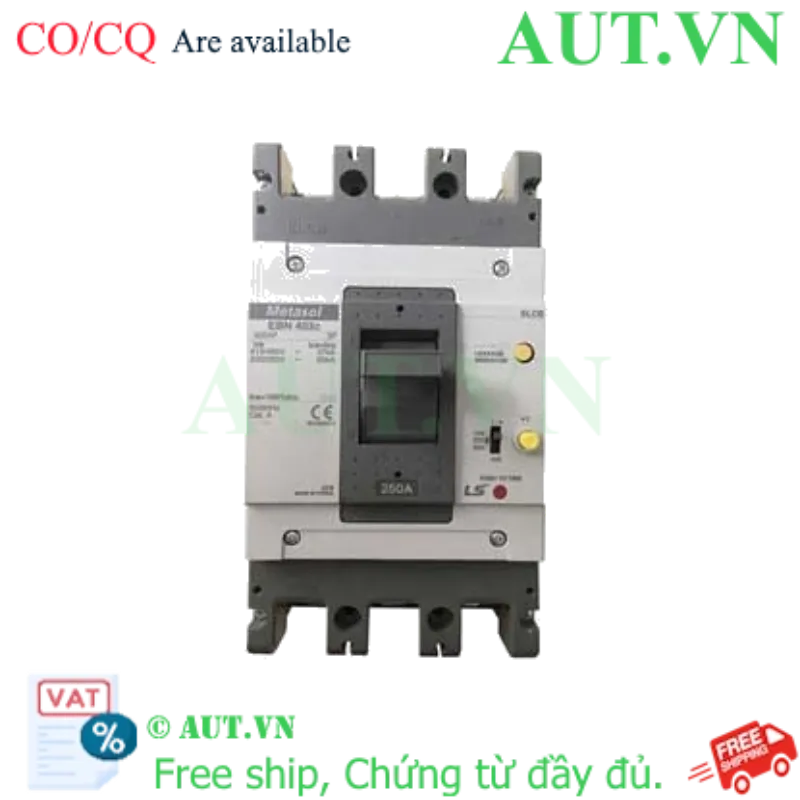 Ảnh của Aptomat chống giật 3 pha LS EBN403c 250A 100/200/500mA .