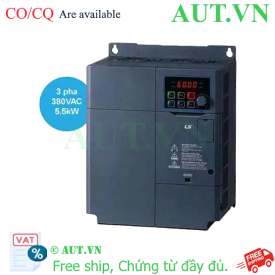 Ảnh của Biến Tần LS LSLV0055G100-4EONN 5.5kW 3 Pha: Điều Khiển SVC, Tải Nặng, Chính Hãng AUT VN