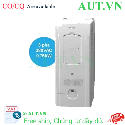 Ảnh của SV0008IS7-4NO Biến tần LS 3 pha 380...480VAC 0.75kW 2.5A/4A; 400Hz