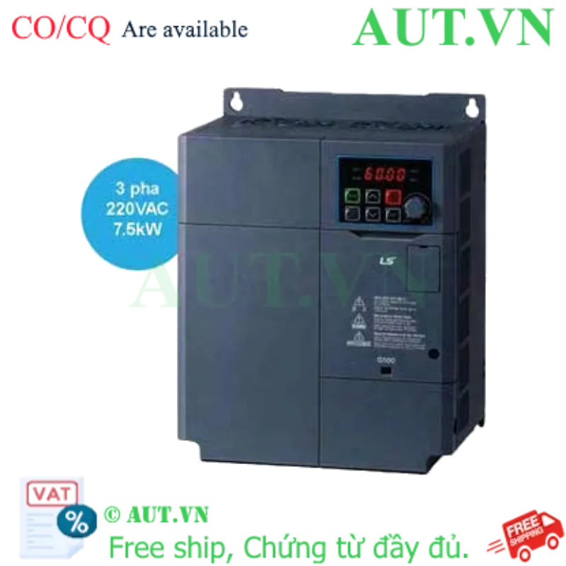 Ảnh của Biến Tần LS G100 LSLV0075G100-2EONN | 3 Pha 220V, 7.5kW, Điều Khiển Vector SVC