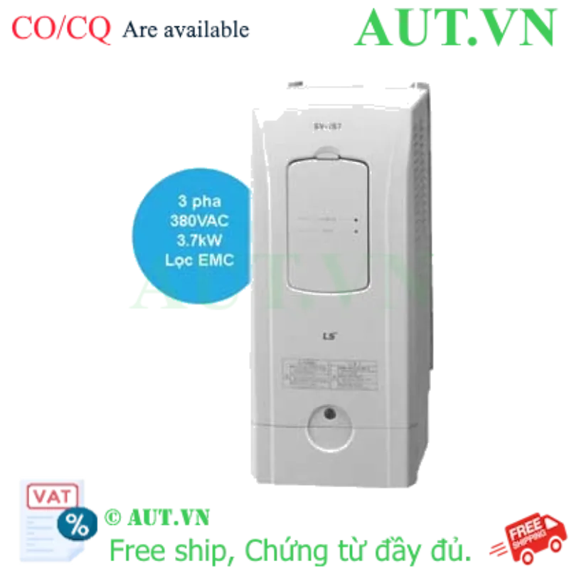 Ảnh của Biến tần LS SV0037IS7-4NOFD 3.7kW (400Hz) - Điều khiển SVC, Tích hợp EMC
