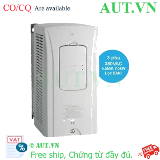 Ảnh của Biến Tần LS SV0055IS7-4NOFD 5.5kW 3 Pha 380V - Điều Khiển Vector SVC, Tích Hợp EMC, Chuyên Tải Nặng | AUT VN