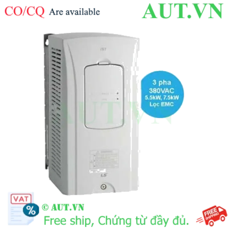 Ảnh của Biến Tần LS SV0055IS7-4NOFD 5.5kW 380V - Điều Khiển Vector SVC, Tích Hợp EMC & DC Reactor | AUT VN